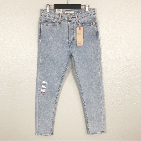 Levi’s Wedgie High Rise Skinny Jeans; sz28 - Picture 5 of 8